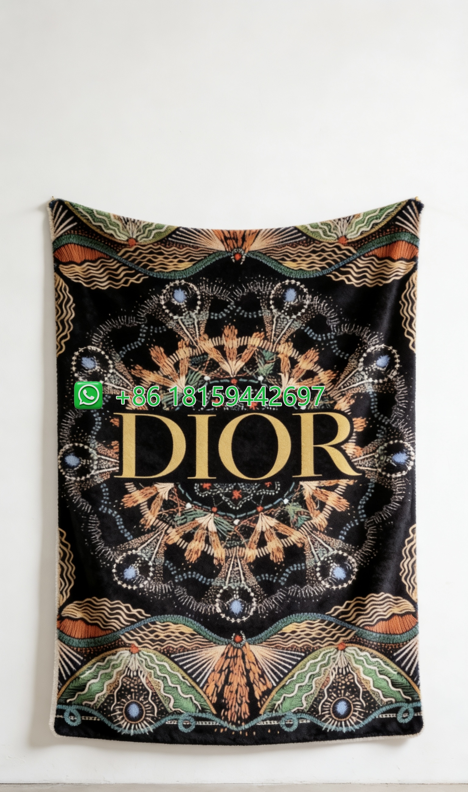 Dior Throw Blankets